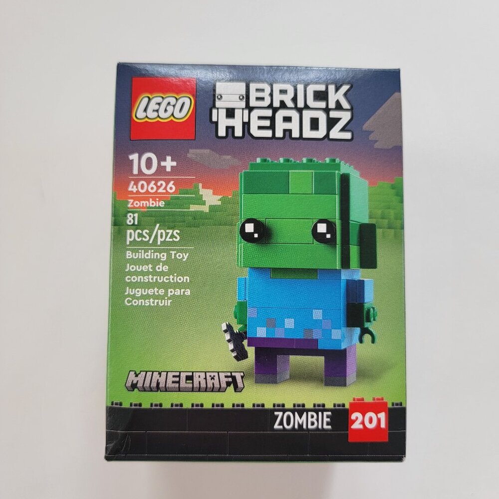 LEGO Minecraft Zombie, retired set 40626, New